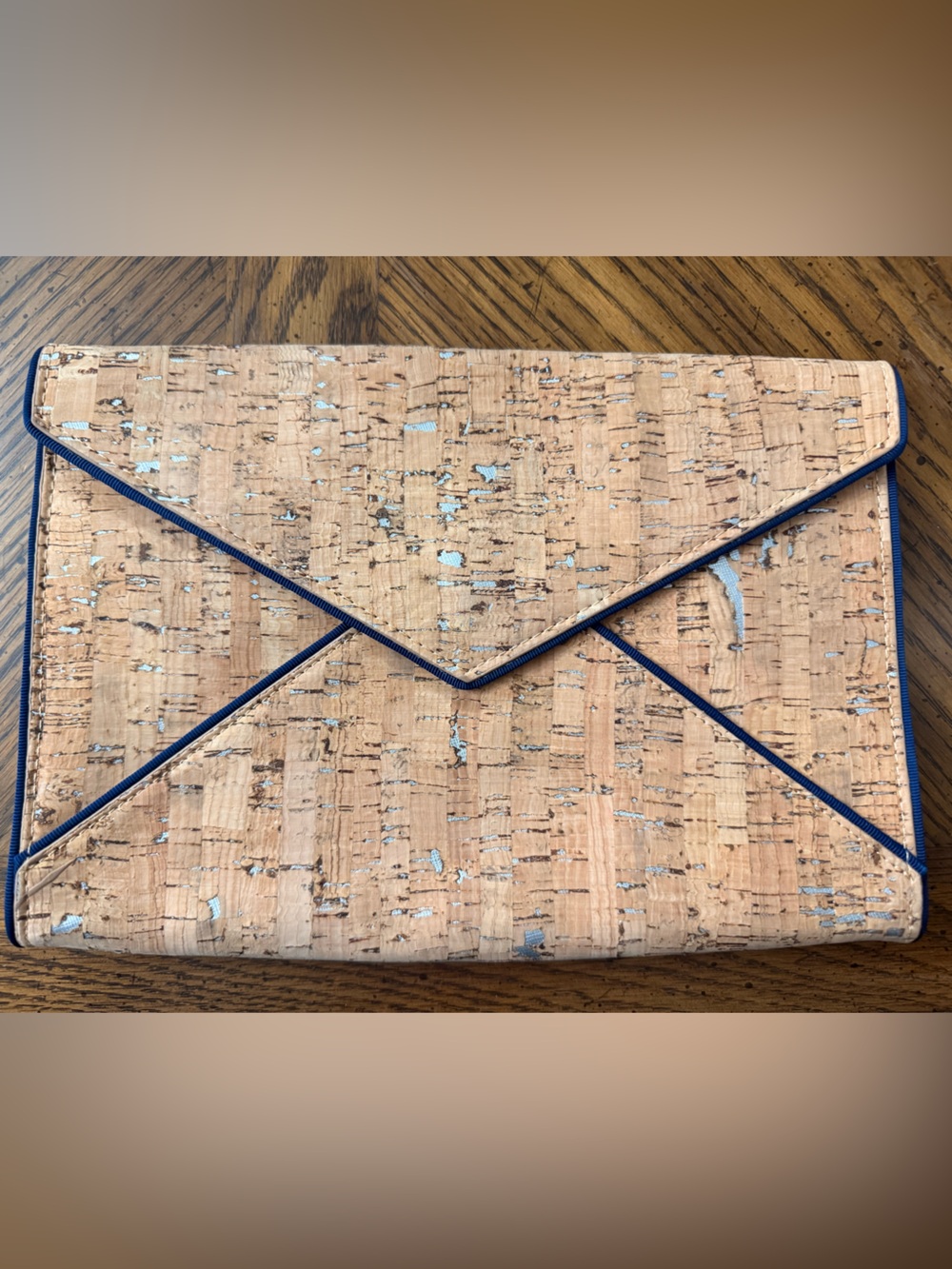Southern Tide envelope Cork Clutch
